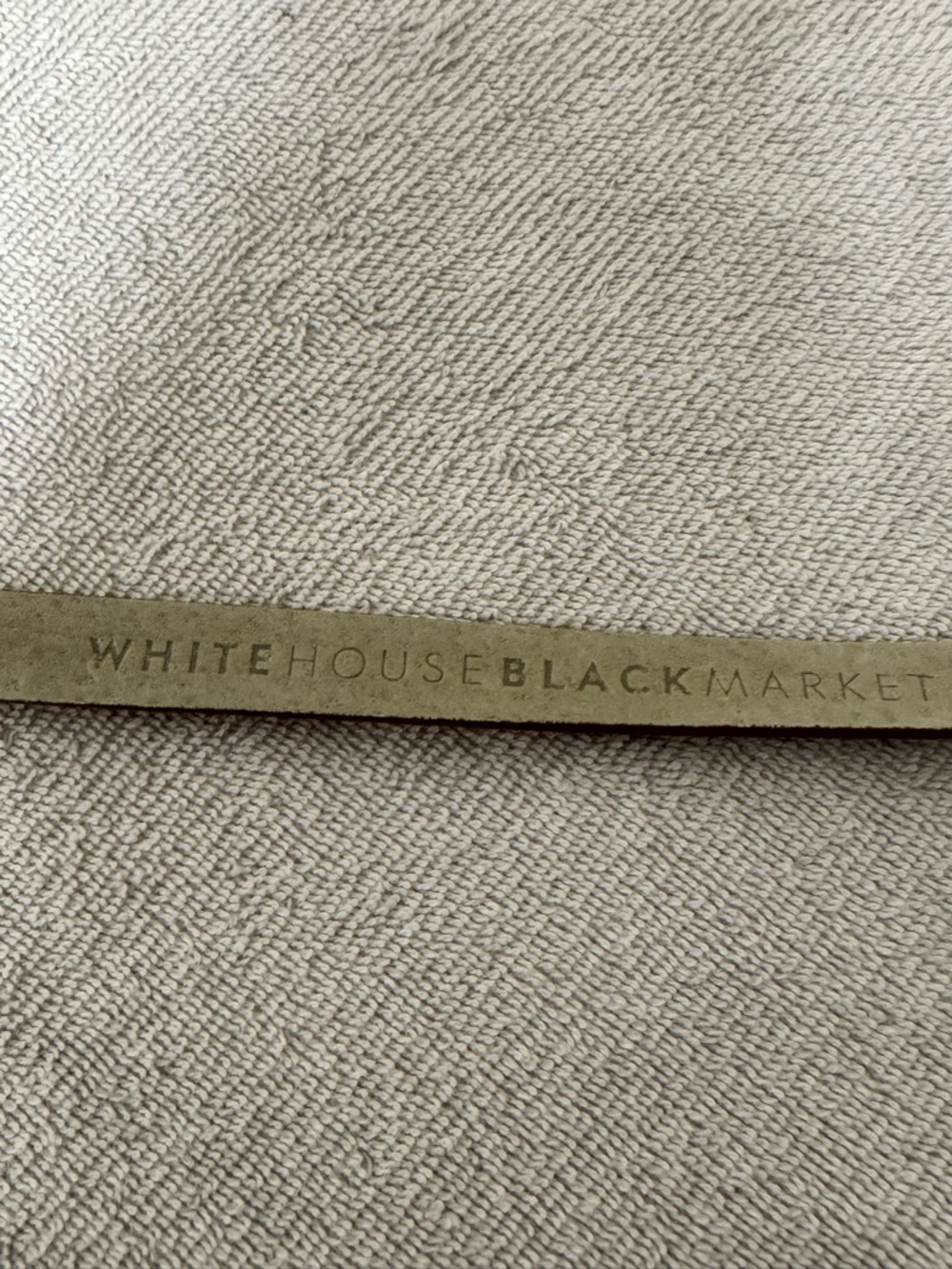 White House Black Market Brown Suede Slim Belt with Gold Buckle - Picture 3 of 5
